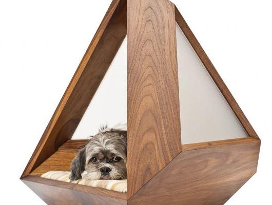 wooden dog bed holiday gift